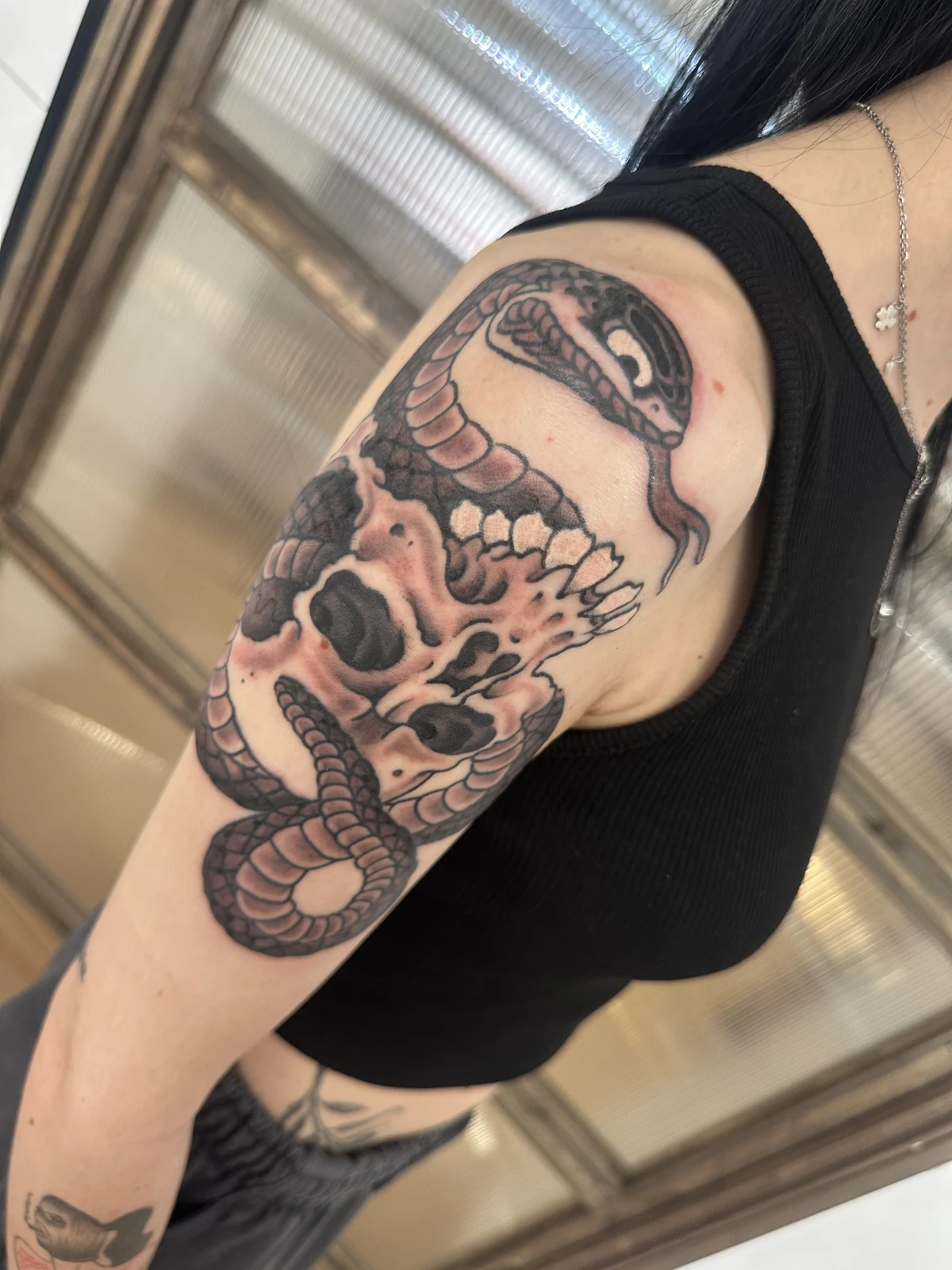 Tatuaje tradicional japonés realizado por Perea en No Glory Tattoo Parlour
